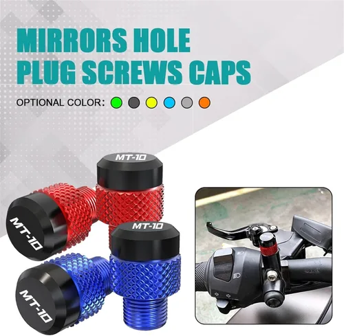 Vista 3 de TCHAU Kits de carrocería Accesorios de motocicleta Orificio de espejo Tornillos Tornillos Tapas de cubierta para Yamaha FZ10 FZ 10 MT-10 MT10 MT 10