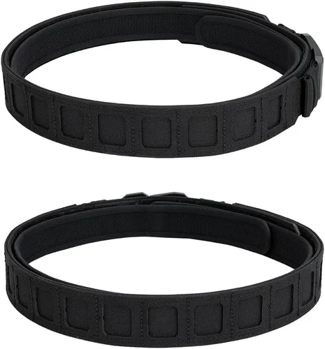 Vista 2 de IDOGEAR SPORTS Cinturón táctico MOLLE Cinturón de liberación rápida 1.5"/2" Cinturón de combate interior y exterior resistente