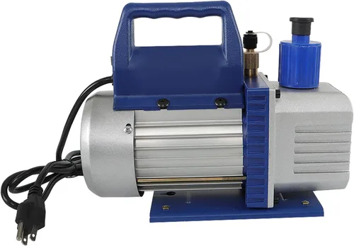 Vista 3 de Bomba de vacío 110V 1/3 HP 4.5 CFM Bomba de vacío de una sola etapa con botella
