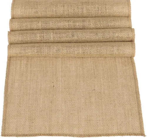 Vista 4 de MDS - Paquete de 5 caminos de mesa de arpillera para boda de 12 pulgadas x 10 yardas de largo, rollo para estilo granja, manteles individuales