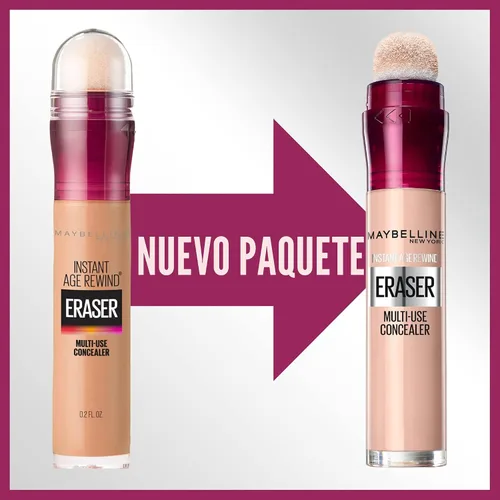 Vista 9 de Maybelline Instant Age Rewind Eraser - Corrector multiusos para tratamiento de círculos oscuros, 100, 1 unidad (el embalaje puede variar)