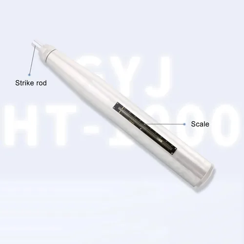 Vista 6 de Concrete Rebound Hammer Tester, 50-80Mpa Resiliometer Test Meter Tool, 9.8J (1Kgf.m) Nominal Impact Kinetic Energy, 140mm Hammer Stroke, for