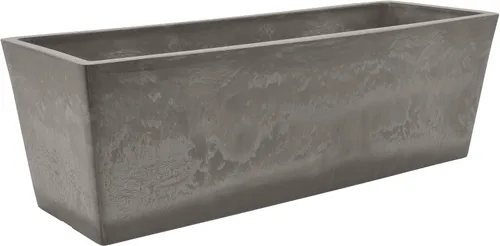 Vista 8 de Arcadia Garden Products PSW U45CT - Caja de ventana de plástico compuesto de piedra/madera, sin orificio de drenaje (perforable), 17.5 x 7 x 6