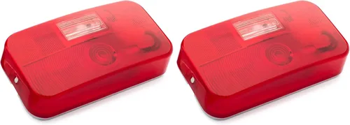 Vista 14 de Lumitronics Luz Roja de Montaje en Superficie de Parada/Giro/Cola, Soporte de Matrícula/Luz para RV, Remolque, Cámper, Quinta Rueda y Autocaravanas