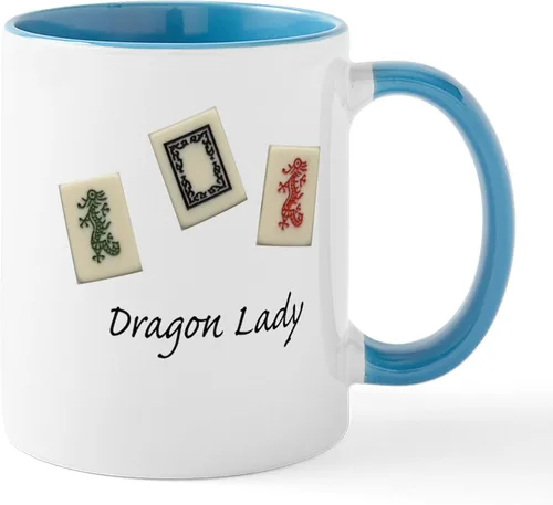Vista 51 de CafePress Mahjong Mugs - Taza de café de cerámica de 11 oz (11.0 fl oz)