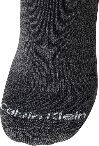 Vista 10 de Calvin Klein Calcetines para hombre, mezcla de algodón, acolchados, sin talla, forro de calcetines atléticos (6 unidades)