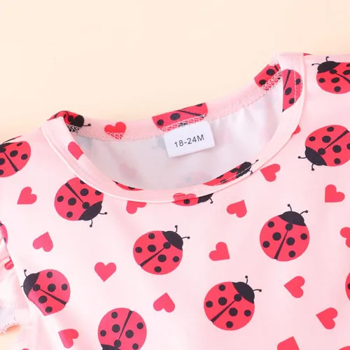 Vista 4 de Vestido de unicornio para niñas de 1 a 8 años