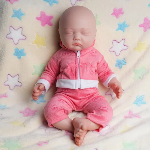 Vista 7 de AISITE Paquete combinado de muñecas de bebé Reborn, no muñecas de vinilo, muñeca de bebé recién nacida de silicona suave realista, muñecas de bebé
