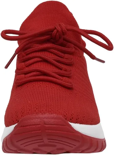 Vista 2 de CUSHIONAIRE Tenis Blaze de punto elástico para mujer + espuma viscoelástica y tecnología LiteSole