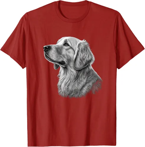 Vista 19 de Camiseta divertida Golden Retriever, Negro