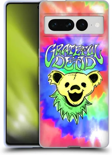 Vista 210 de Head Case Designs Funda de gel con licencia oficial de Grateful Dead Bear Trends [protección de grado militar] compatible con Google Pixel 3