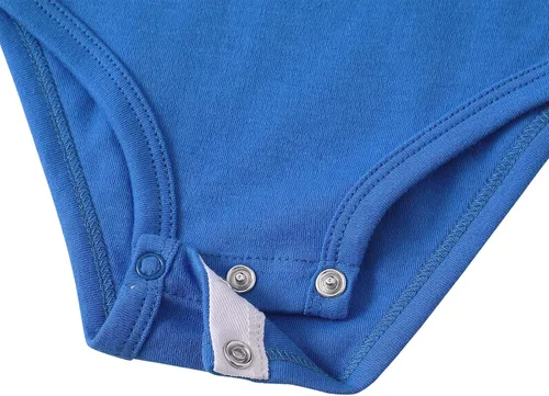 Vista 5 de ROMPERINBOX Mameluco unisex para recién nacido con rayas en contraste