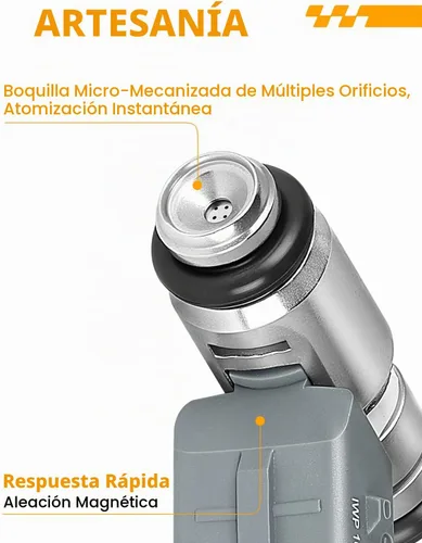 Vista 5 de IWP162 para: inyectores de combustible de motocicleta Harley Davidson para Softail 2004-2005, Dyna, FLH, FLT 2001-2010, reemplazo 27609-01B