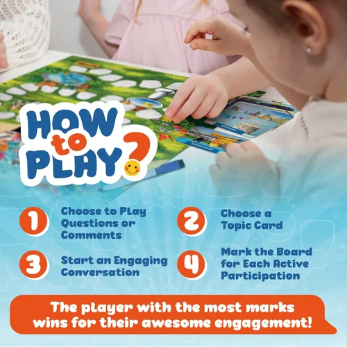Vista 5 de SkillEase Juego de habilidades sociales Chatter Pop para pensar en los demás, materiales de terapia del habla, juegos de terapia, educativos