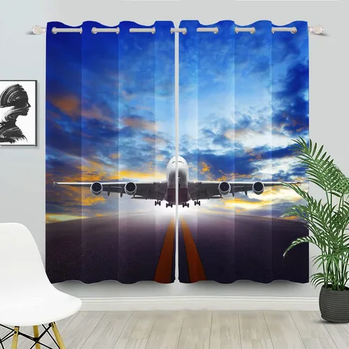 Vista 31 de Cortinas opacas de fútbol para dormitorio de niños, con temática deportiva, para sala de fútbol, cortinas de fútbol en blanco y negro