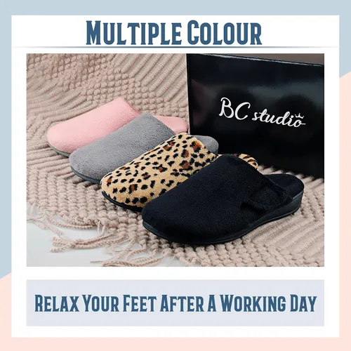 Vista 6 de Pantuflas ortopédicas Relax con soporte de arco para mujer