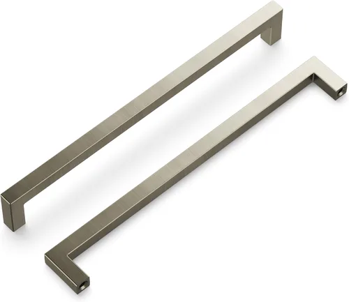 Vista 54 de Hickory Hardware - HH075326-BGB - Manija de la colección Skylight, 3 pulgadas de centro a centro, latón dorado cepillado.