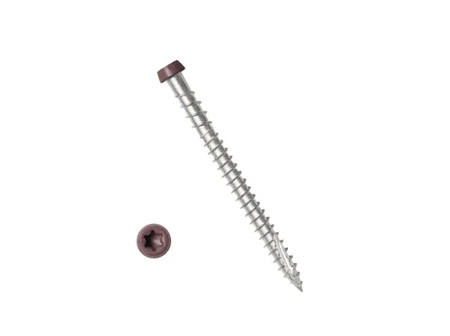 Vista 11 de Tornillos de acero inoxidable #10 x 2-1/2, tornillos autorroscantes para madera y tornillos para cubiertas compuestas con Torx T20 Star Drive, punta