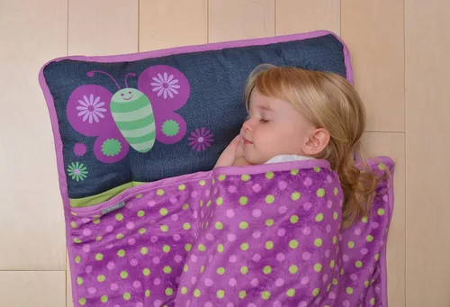 Vista 3 de Little JJ Cole - Tapete para siesta con diseño de mariposa