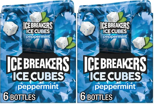 Vista 9 de ICE BREAKERS Goma de mascar Ice Cubes de menta sin azúcar, 91.7 g (4 unidades, 40 piezas)