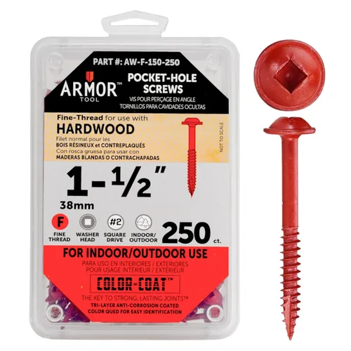 Vista 27 de ARMOR TOOL AP-C-100-100 Tornillos de rosca gruesa de 1 pulgada con revestimiento de color verde y unidad cuadrada
