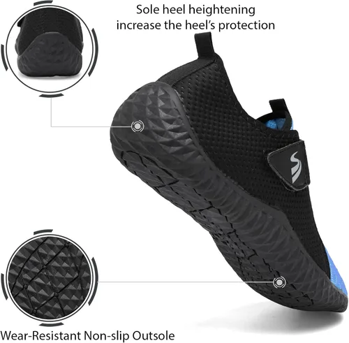 Vista 5 de Spesoul Zapatos deportivos acuáticos para hombre y mujer, secado rápido, para exteriores, para playa, natación, piscina, surf, buceo, yoga