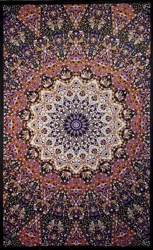 Vista 6 de Sunshine Joy estrella india mandala tapiz mantel hoja de playa 60x90 pulgadas