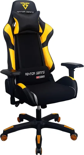 Vista 7 de Energy ProSeries - Silla ergonómica para videojuegos, tecnología Outlast con respaldo alto, estilo carreras, altura ajustable, reposabrazos 4D