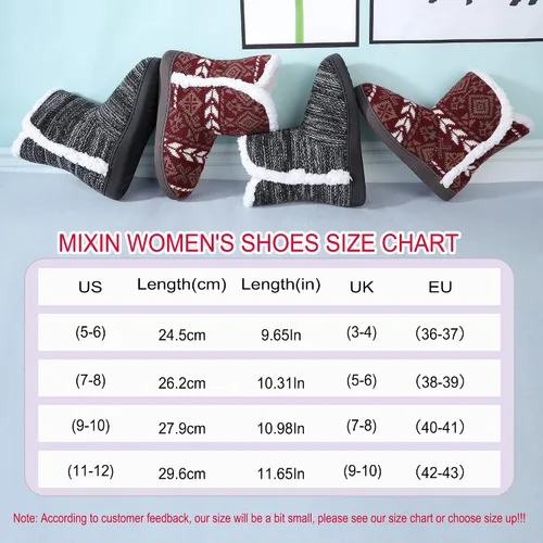 Vista 2 de Botas cómodas y esponjosas de piel sintética para mujer, botas de tobillo de espuma viscoelástica suave, zapatos de meter para casa, suela