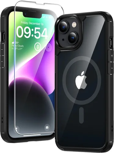 Vista 46 de TAURI Funda para iPhone 17, antiamarilleamiento con protector de pantalla, protección de grado militar, a prueba de golpes, delgada para iPhone 17