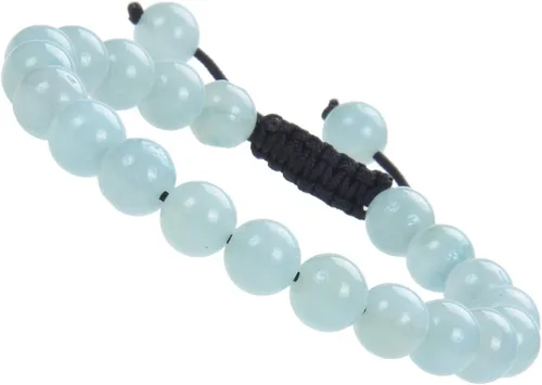 Vista 47 de MASSIVE BEADS - Pulseras ajustables unisex de cuentas de cristal de piedras preciosas con poder curativo natural, de macramé Piedras de 7 chakras