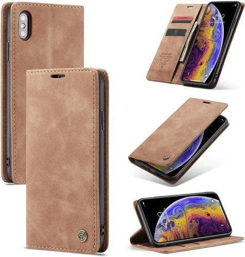 Vista 17 de SINIANL Funda para iPhone 7/8 Plus, Funda de cuero tipo billetera con tarjetero Cierre magnético Kickstand a prueba de golpes Fundas protectoras