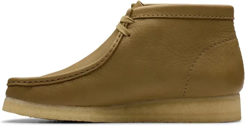Vista 18 de Clarks Wallabee Chukka Botas para hombre cera de abeja cuero