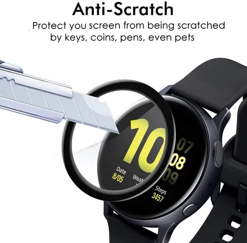 Vista 3 de Protector de pantalla compatible con Amazfit GTS 2 Mini, youkei 3D cobertura completa PET suave protector de pantalla para Amazfit GTS 2 Mini
