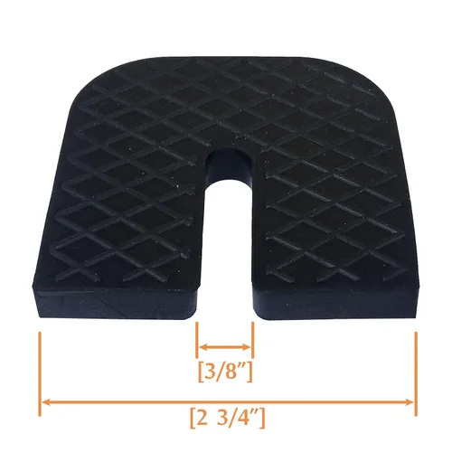 Vista 2 de Almohadillas aisladoras de goma Amortiguador Almohadillas antivibración