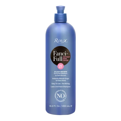 Vista 5 de Roux Fanci-Full - Enjuague instantáneo de color para el cabello de Roux, Black Rage, unifica temporalmente los tonos, mezcla gris, 15.2 onzas