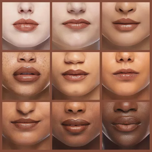 Vista 4 de Almay Color & Care - Aceite labial en barra, Dulce De Leche 100, 0.09 onzas Lightweight, non-sticky lip oil delivers a sheer wash of color and