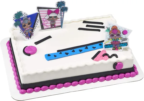 Vista 5 de DecoPac L.O.L. Surprise! Born to Sparkle Cake Topper DecoSet® - Decoración para tartas