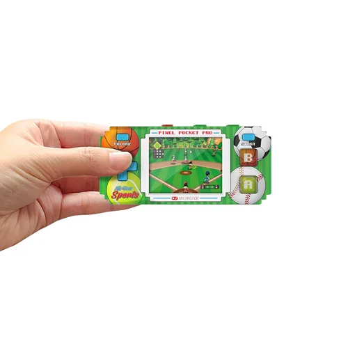 Vista 4 de My Arcade All-Star Sports Pixel Pocket Pro: Sports Video Games, Portable Keychain Arcade, Baseball, Soccer, Basketball