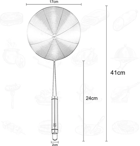 Vista 2 de RJ Legend Juego de cucharas de cocina de acero inoxidable (3 piezas)