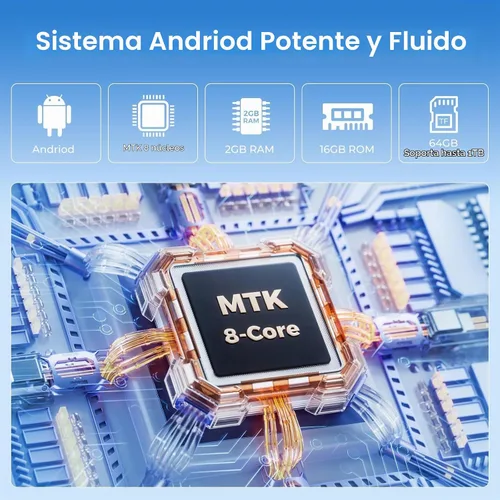 Vista 7 de innioasis G1 - Reproductor de MP3 para niños con Bluetooth, WiFi, reproductor MP4 Android de 80 GB, pantalla táctil completa de 4 pulgadas