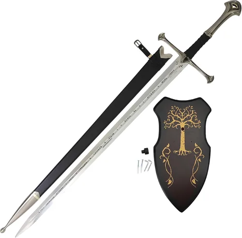 Vista 8 de Armory Replicas Espadas de película, fantasía y réplicas medievales - Cuchillas de acero inoxidable con detalles y exhibición auténticos
