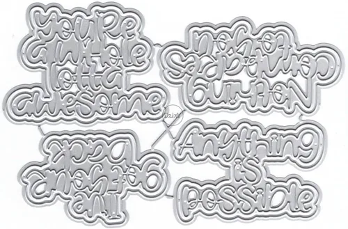 Vista 23 de DzIxY Foxes - Troqueles de corte de metal para hacer tarjetas, troquelados, troquelados, álbumes de recortes, plantillas de máquina