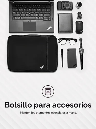 Vista 4 de Lenovo ThinkPad - Funda protectora delgada para laptop de 14 pulgadas, compatible con ThinkPad, MacBook Air y MacBook Pro, ligera, resistente a