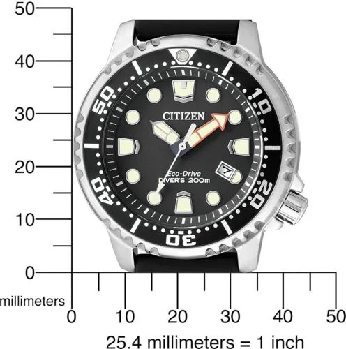 Vista 5 de Citizen Mens Analogue Eco-Drive Watch with a Rubber Band Promaster Marine