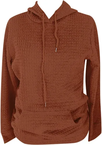 Vista 84 de SHAOBGE Sudaderas con capucha de gran tamaño para mujer, sudaderas con capucha para entrenamiento, suéteres casuales y cómodos trajes de moda