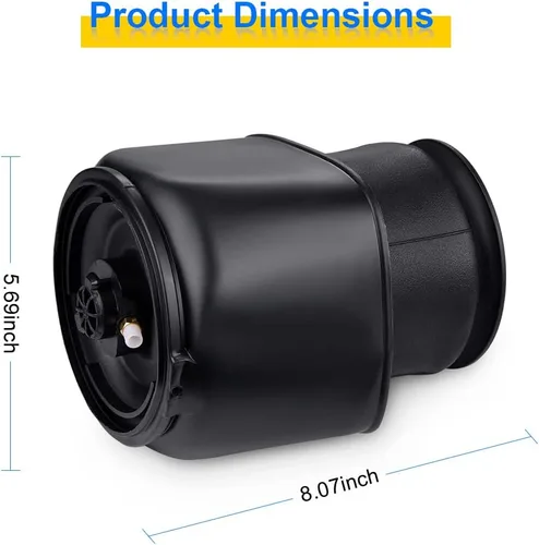 Vista 5 de JDMON Juego de 2 Bolsas de Suspensión de Aire Trasero Kit de Reemplazo para BMW X5 F15 2013-2020, BMW X6 F16 2014-2021, Reemplaza 37126795013