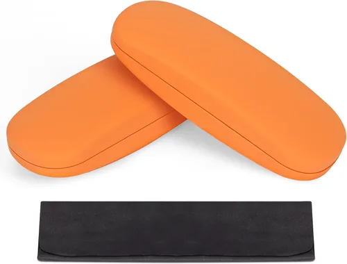 Vista 18 de RayLove Fundas rígidas unisex para gafas, estuche protector para gafas