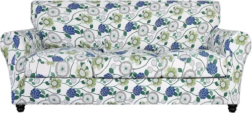 Vista 15 de SearchI Funda elástica para sofá, funda para sillón de 2 piezas con funda de cojín separada para silla, protector de muebles lavable para sala