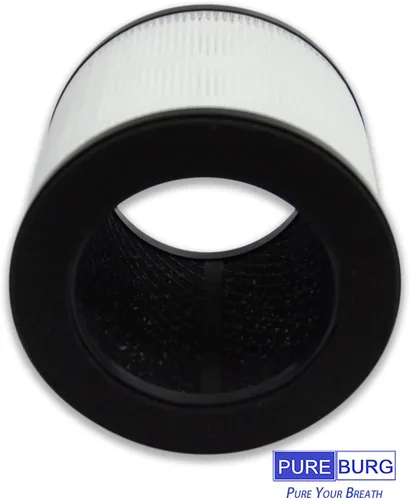 Vista 3 de PUREBURG Filtros de repuesto AF1 compatibles con purificadores de aire BLACK+DECKER BAPT01 y BAPT02, paquete de 2 unidades H13 HEPA de 3 etapas
